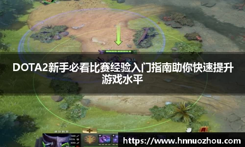 DOTA2新手必看比赛经验入门指南助你快速提升游戏水平